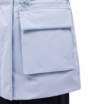 AYMV296-6 Пуховик длинный Sports Style синий